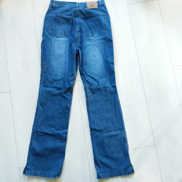 Y2K Rhinestone Spider Web Jeans - Picture 15 of 16